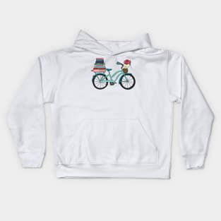 Bike of a Reader Kids Hoodie